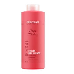 Кондиционер для волос нормальным и тонким волосам Wella Invigo Color Brilliance 1000 мл цена и информация | Бальзамы, кондиционеры | 220.lv
