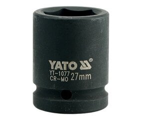 Trieciena muciņa seškanšu Yato 3/4" 27mm (YT-1077) cena un informācija | Rokas instrumenti | 220.lv