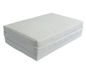 Salokāms ūdensizturīgs poliestera matracis manēžām Kikkaboo Light Gray 120 x 60 cm cena un informācija | Manēžas | 220.lv