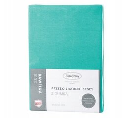 Простыня на резинке Jersey2 140x200 см, зеленая цена и информация | Простыни | 220.lv