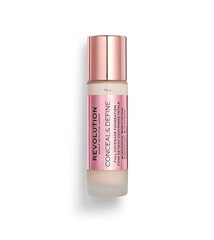 Šķidrs maskējošs līdzeklis Makeup Revolution London Conceal & Define 23 ml, F 0.3, F 0.3 cena un informācija | Grima bāzes, tonālie krēmi, pūderi | 220.lv