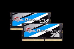 G.Skill Ripjaws DDR4 SODIMM 2x16GB 2133MHz CL15 (F4-2133C15D-32GRS) cena un informācija | Operatīvā atmiņa (RAM) | 220.lv