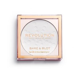 Kompaktais pūderis Makeup Revolution London Bake & Blot 5,5 g cena un informācija | Grima bāzes, tonālie krēmi, pūderi | 220.lv