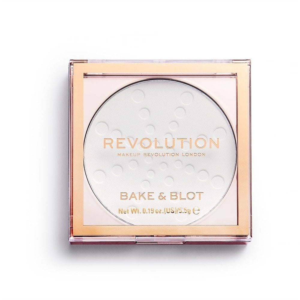 Kompaktais pūderis Makeup Revolution London Bake & Blot 5,5 g cena un informācija | Grima bāzes, tonālie krēmi, pūderi | 220.lv