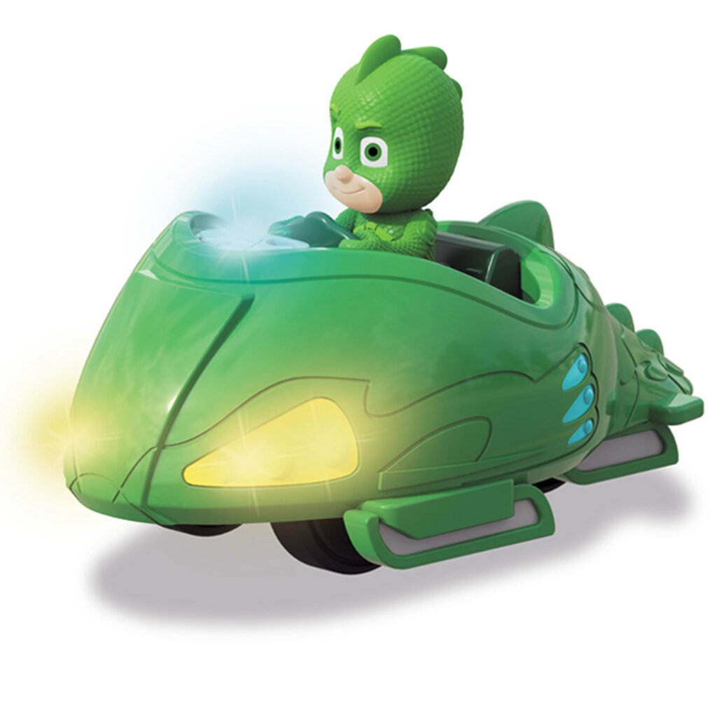 Figūriņa un Mission Racer Gekko automodelis ar skaņām un gaismām Pidžamu varoņi (Pj Masks) цена и информация | Rotaļlietas zēniem | 220.lv