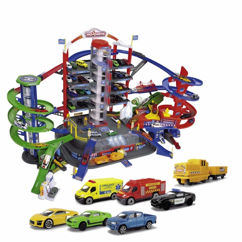 Pilsētas garāža ar automašīnu modeļiem Simba Majorette cena un informācija | Rotaļlietas zēniem | 220.lv