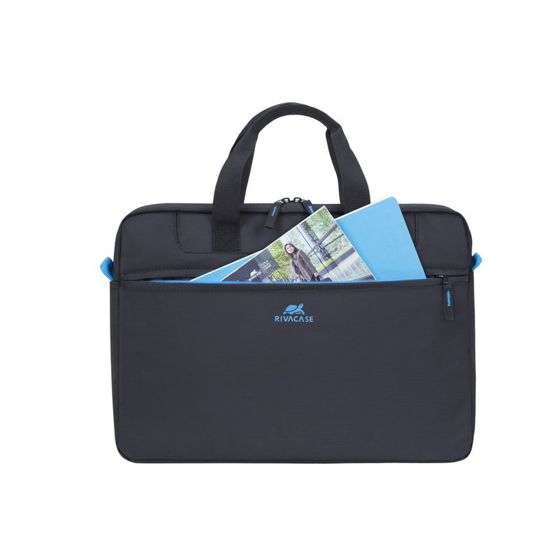 RivaCase 8027 Laptop bag 14" /12, melns cena un informācija | Somas portatīvajiem datoriem | 220.lv