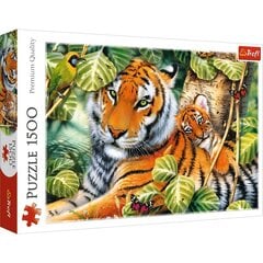 Puzzle Trefl Divi tīģeri, 1500 d. cena un informācija | Puzles, 3D puzles | 220.lv