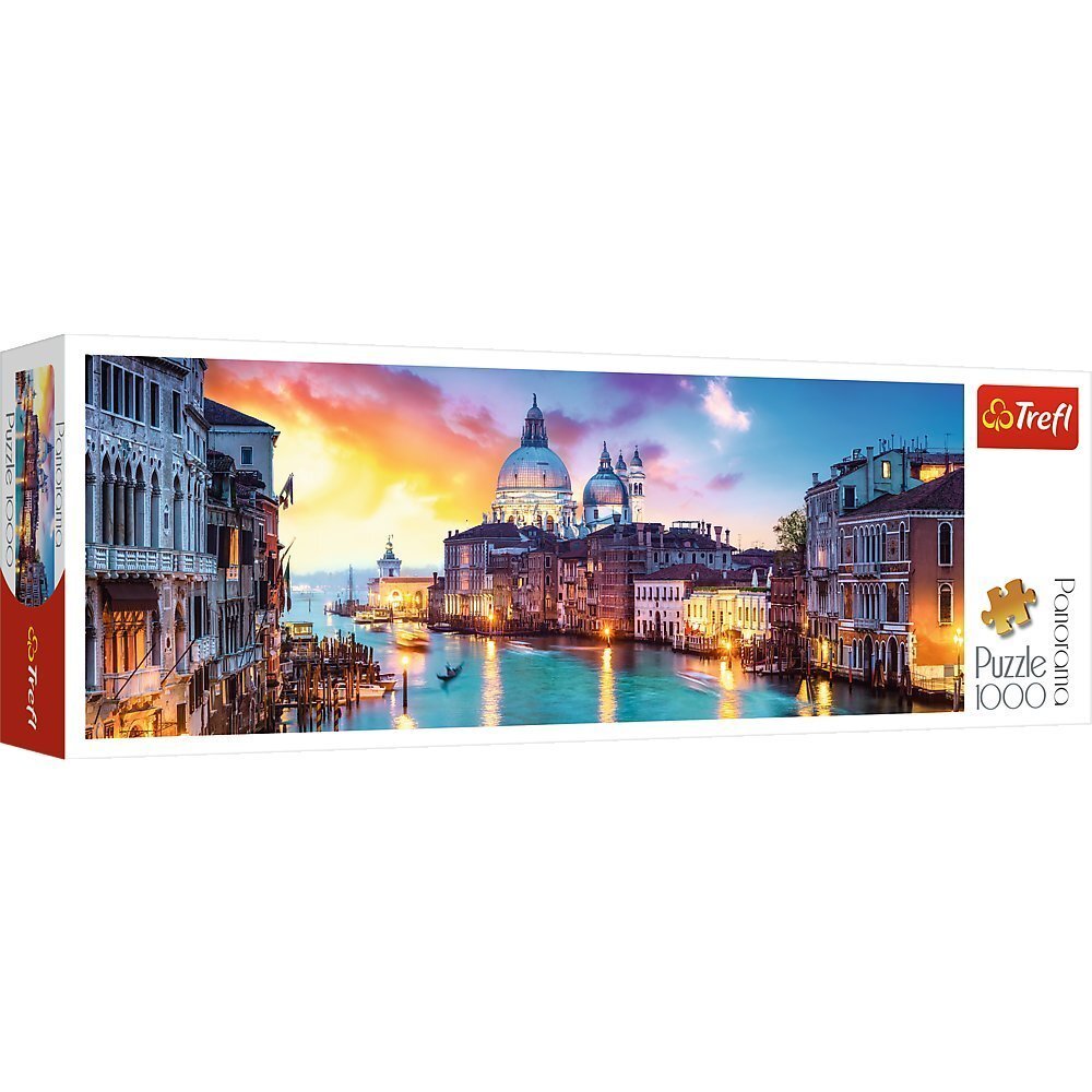 Panorāmas Trefle puzle Venēcijas Lielais kanāls, 1000 d. цена и информация | Puzles, 3D puzles | 220.lv