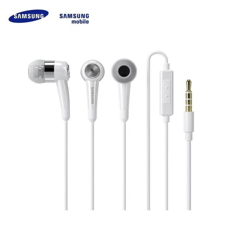 Samsung EHS44AFSWE i9000 i9100 i9300 Galaxy S/S2/S3 3.5mm Austiņas ar mikrofonu Baltas (OEM) цена и информация | Austiņas | 220.lv