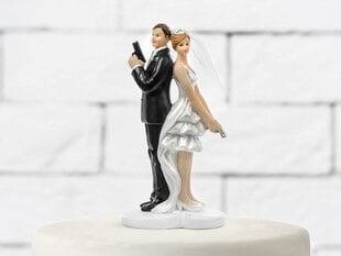 Украшение для торта Newly-weds Secret Agents 14,5 см цена и информация | Праздничная одноразовая посуда | 220.lv