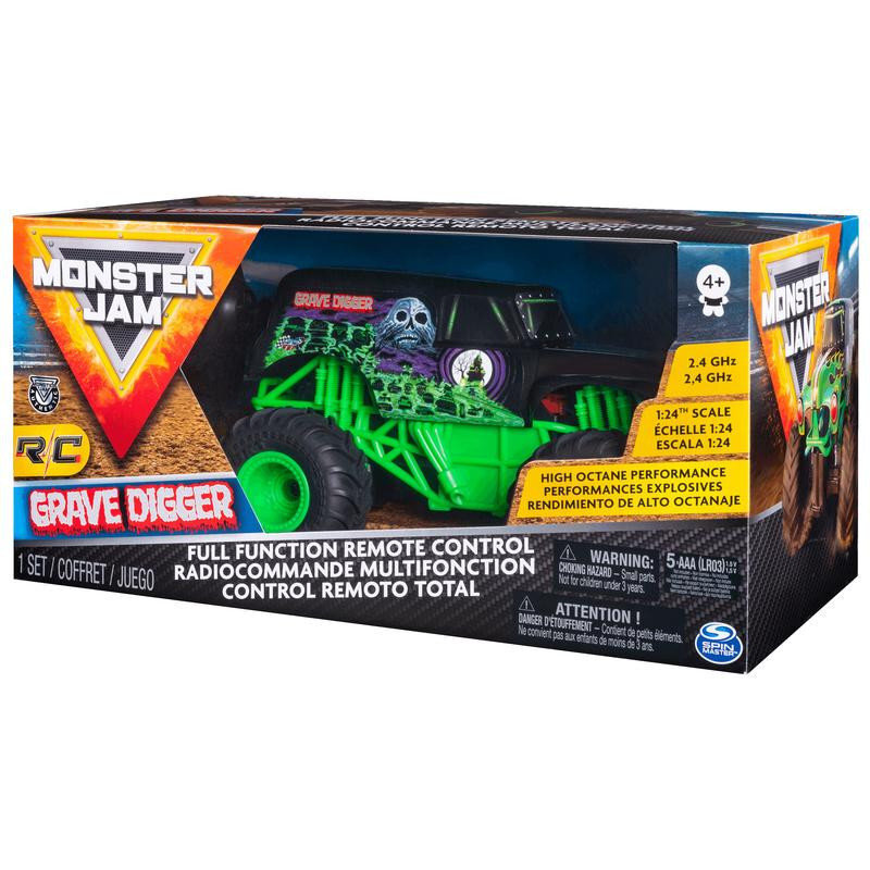 Visurgājējs Monster Jam Grave Digger 1:24 6044955 cena un informācija | Rotaļlietas zēniem | 220.lv