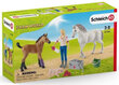 Figūriņu komplekta veterināra vizīte Schleich Farm World цена и информация | Rotaļlietas meitenēm | 220.lv