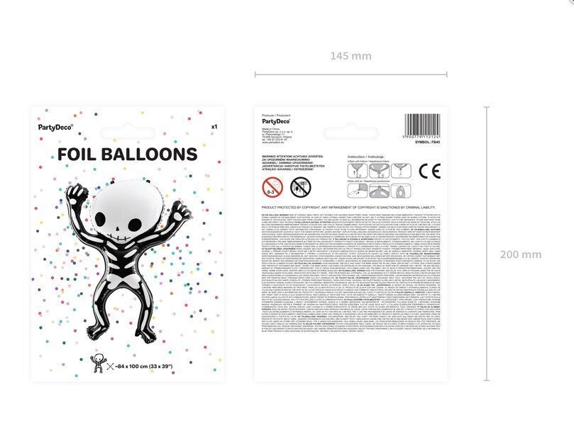 Folija balons Halovīni, 84x100 cm цена и информация | Baloni | 220.lv