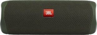 JBL Flip 5, tumši zaļš cena un informācija | Skaļruņi | 220.lv
