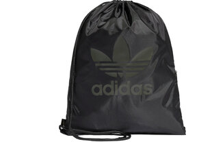 Сумка для спортивной экипировки Adidas Trefoil Gym Sack DV2388, черная цена и информация | Рюкзаки и сумки | 220.lv