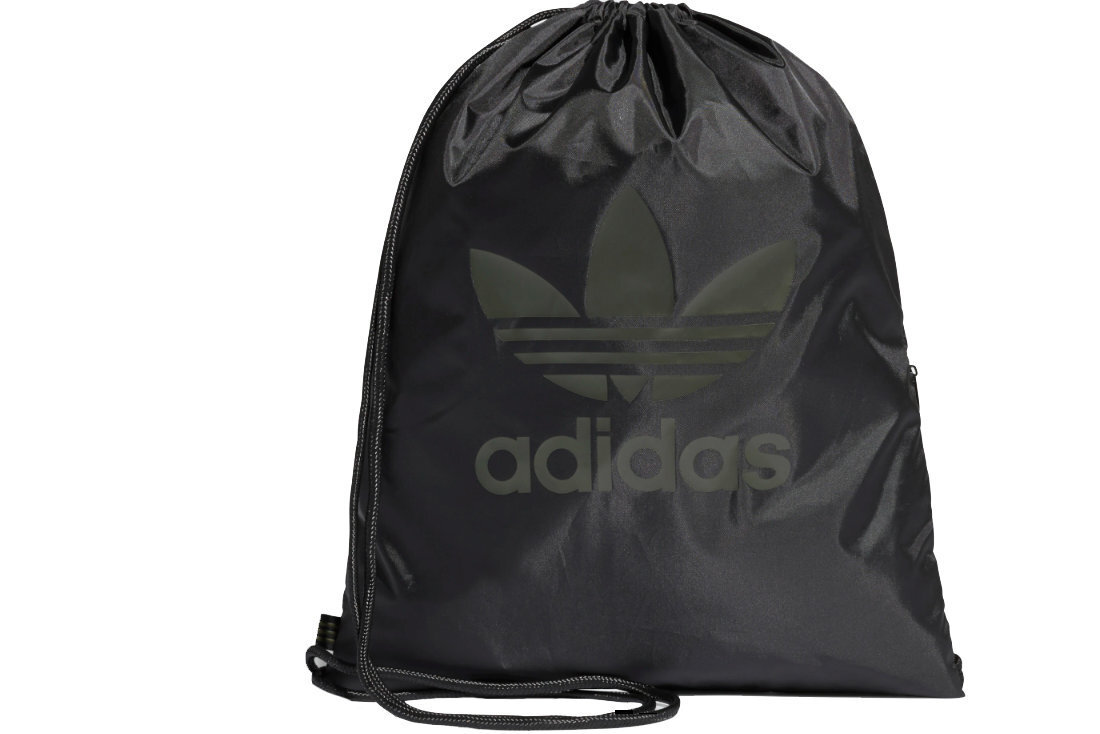 Soma sporta apģērbam Adidas Trefoil Gym Sack DV2388, melna cena un informācija | Sporta somas un mugursomas | 220.lv