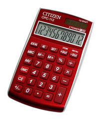 Калькулятор Citizen CT CPC112RD цена и информация | Citizen Товары для детей и младенцев | 220.lv