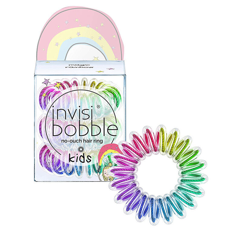 Matu gumija bērniem Invisibobble Magic Rainbow 3 gab. cena un informācija | Matu aksesuāri | 220.lv