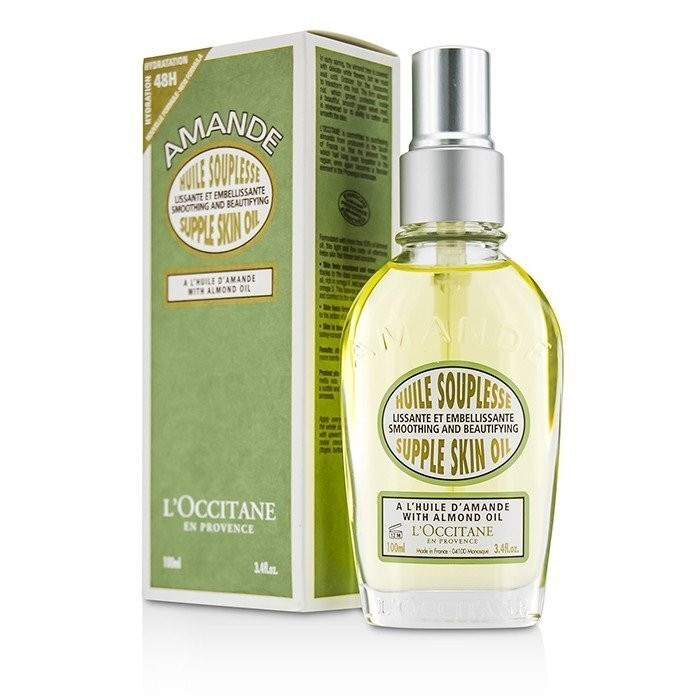 Eļļas sejai L'Occitane Almond Supple 100 ml cena un informācija | Ķermeņa krēmi, losjoni | 220.lv