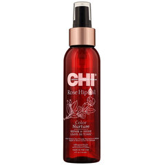Несмываемый тоник для волос с маслом шиповника CHI Rose Hip Oil Leave-In Tonic 118 мл цена и информация | Средства для укрепления волос | 220.lv