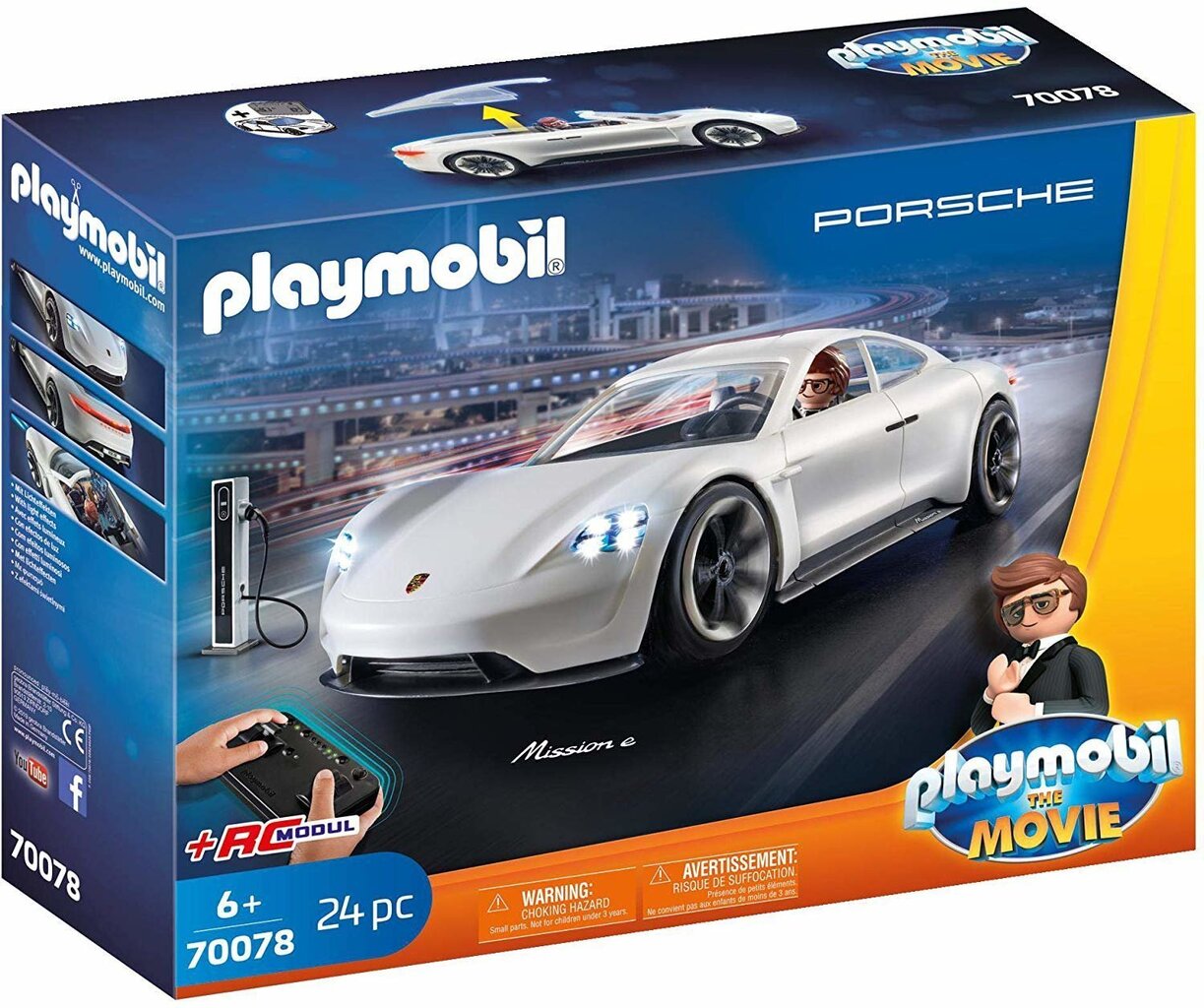 70078 PLAYMOBIL Porsche Рекса Дашера Porsche Mission E цена | 220.lv