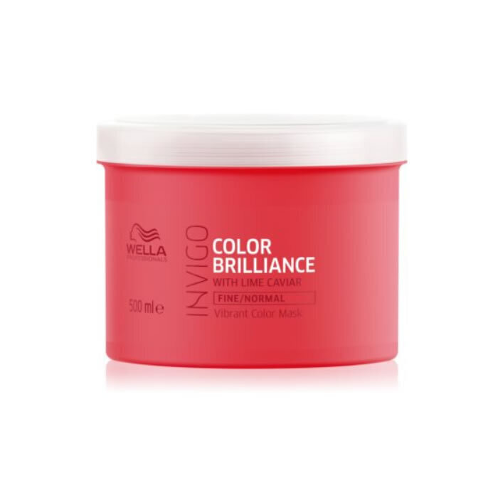 Matu maska ​​krāsotiem matiem Wella Professionals Invigo Color Brilliance, 500 ml cena un informācija | Matu uzlabošanai | 220.lv