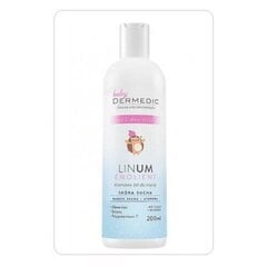 Bērnu dušas želeja Dermedic Linum Emolient Baby 200 ml цена и информация | Косметика для мам и детей | 220.lv