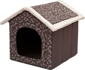 Лежак-конура Hobbydog R1 кости, 38x32x38 см, коричневый цена и информация | Лежаки, домики | 220.lv