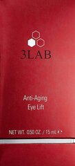 Омолаживающий крем для области вокруг глаз 3LAB Anti-Aging 15 мл цена и информация | Сыворотки, кремы для век | 220.lv