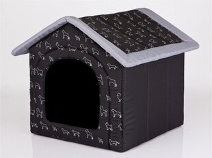Лежак-конура Hobbydog R1 щенки, 38x32x38 см, черный цена и информация | Лежаки, домики | 220.lv