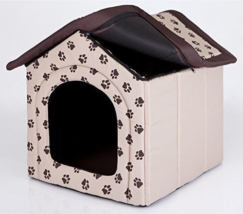 Gultiņa-būda Hobbydog R3 pēdiņas, 52x46x53 cm, smilšu krāsa cena un informācija | Suņu gultas, spilveni, būdas | 220.lv