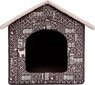 Gultiņa-būda Hobbydog R4 uzraksti, 60x55x60 cm, brūna цена и информация | Suņu gultas, spilveni, būdas | 220.lv