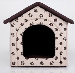 Gultiņa-būda Hobbydog R4 pēdiņas, 60x55x60 cm, smilšu krāsa cena un informācija | Suņu gultas, spilveni, būdas | 220.lv