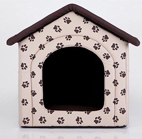 Gultiņa-būda Hobbydog R4 pēdiņas, 60x55x60 cm, smilšu krāsa цена и информация | Suņu gultas, spilveni, būdas | 220.lv