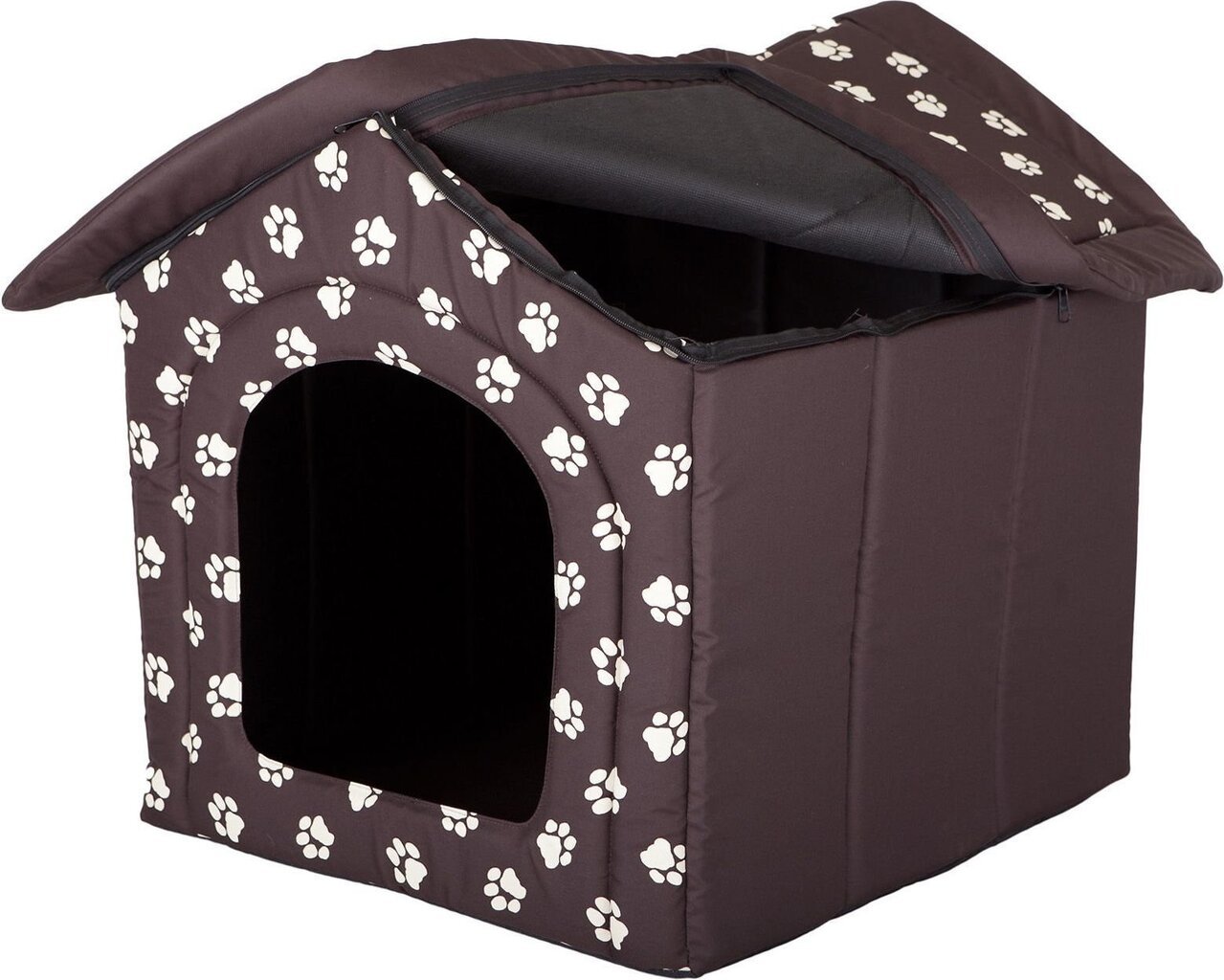 Gultiņa-būda Hobbydog R5 pēdiņas, 70x60x63 cm, brūna cena un informācija | Suņu gultas, spilveni, būdas | 220.lv
