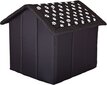 Gultiņa-būda Hobbydog R6 pēdiņas, 76x72x74 cm, melna cena un informācija | Suņu gultas, spilveni, būdas | 220.lv