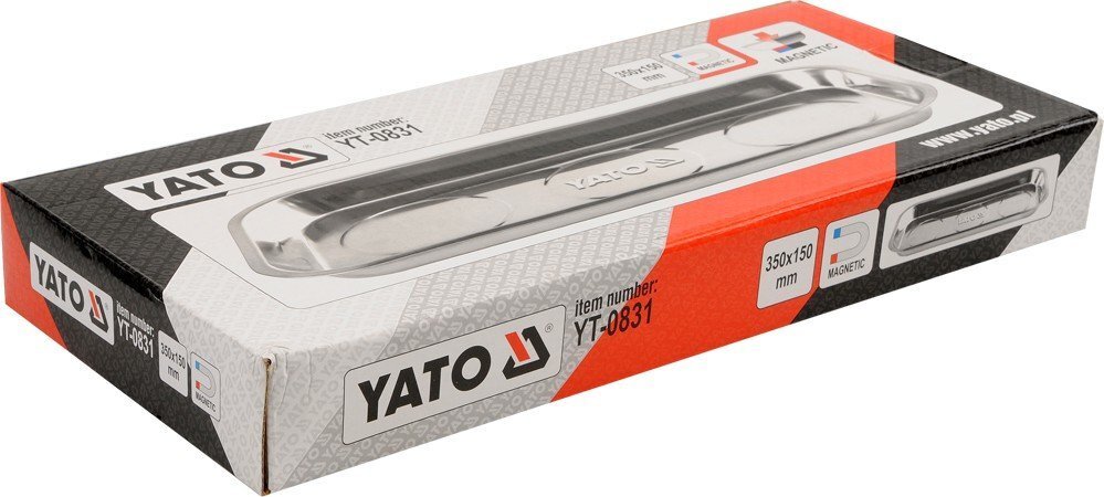 Magnētiskais taisnstūrveida konteiners Yato (YT-0831) cena un informācija | Instrumentu kastes | 220.lv