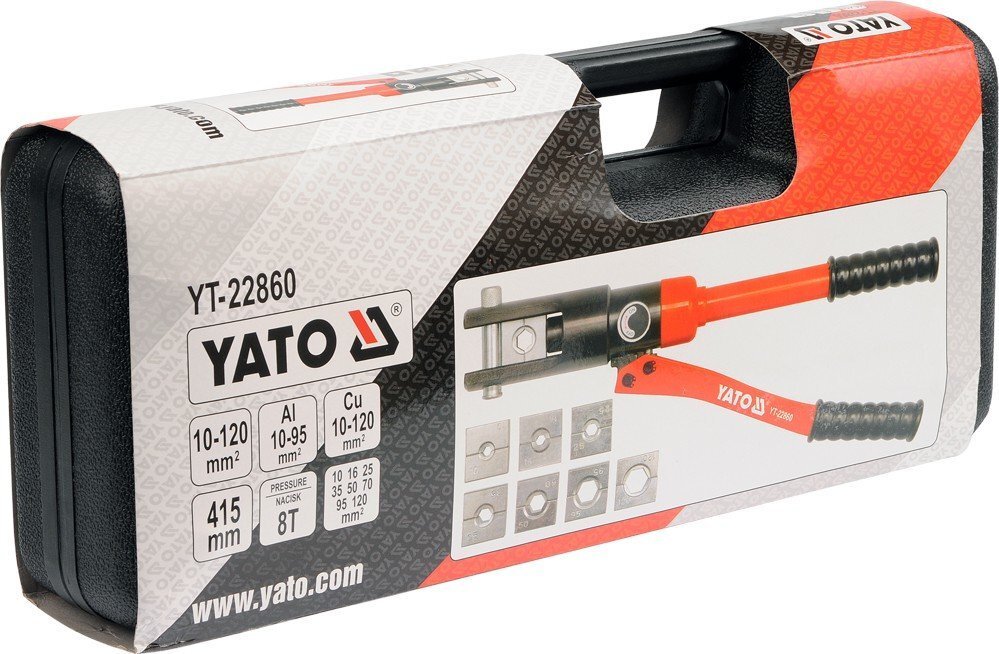 Hidrauliskās, manuālas iespīlēšanas knaibles Yato 415 mm YT-22860 cena un informācija | Rokas instrumenti | 220.lv