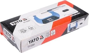 Mikrometrs Yato 25-50mm YT-72301 cena un informācija | Rokas instrumenti | 220.lv