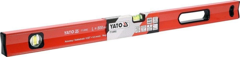 Magnētiskais līmeņrādis Yato (YT-30062) cena un informācija | Rokas instrumenti | 220.lv