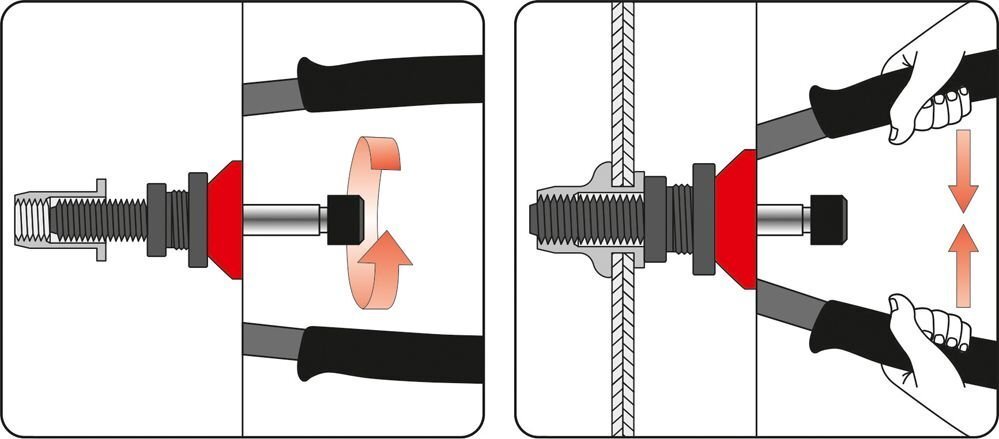 Kniedes Yato M3-M12 (YT-36127) cena un informācija | Rokas instrumenti | 220.lv