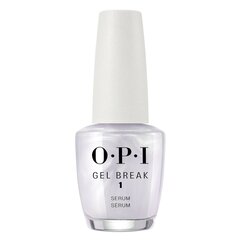 Ar serumu bagātināta nagu lakas bāze Opi Gel Break 15 ml cena un informācija | Nagu lakas, stiprinātāji | 220.lv