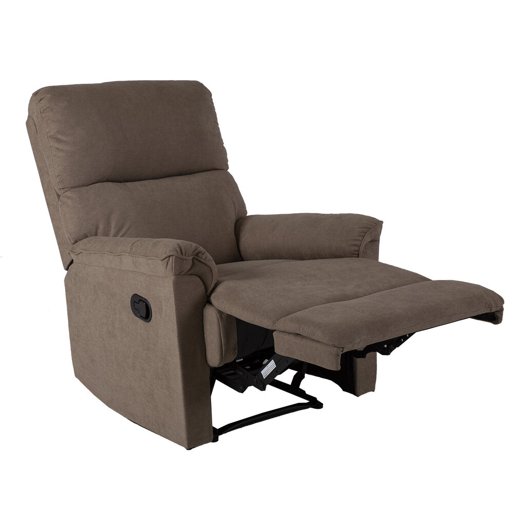 Atzveltnes krēsls reglaineris Home4You Gustav, smilšu krāsā cena un informācija | Atpūtas krēsli | 220.lv