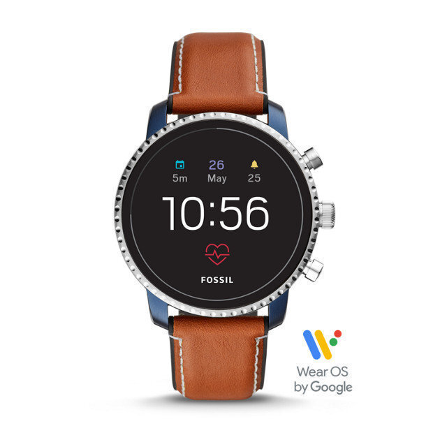 Fossil Gen 4 Explorist HR FTW4016 Tan Leather cena un informācija | Viedpulksteņi (smartwatch) | 220.lv