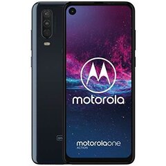 Motorola One Action, 128 Гб, Dual SIM, Denim Blue цена и информация | Мобильные телефоны | 220.lv