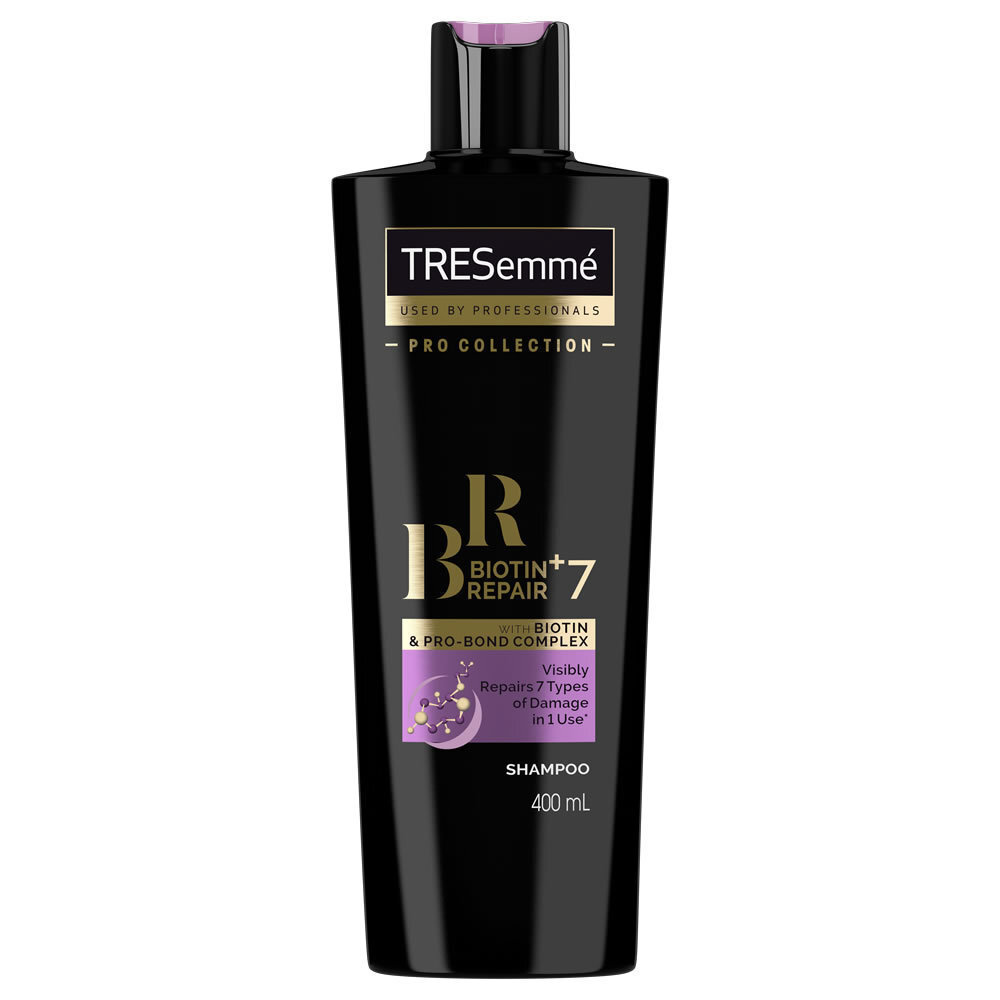 Barojošs matu šampūns Tresemme Biotin + Repair 7 400 ml cena un informācija | Šampūni | 220.lv