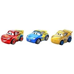 Trīs auto modeļu komplekts "Mini sacīkšu braucējs" Cars 3 (Zibens Makvīns), GKG01 cena un informācija | Rotaļlietas zēniem | 220.lv