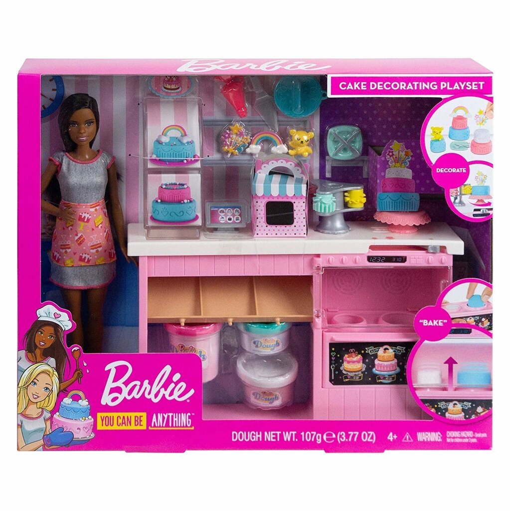 Lelles Barbie komplekts „Konditoreja", GFP59 cena un informācija | Rotaļlietas meitenēm | 220.lv