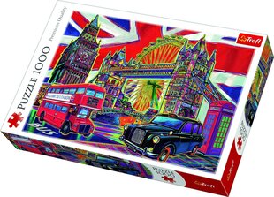 Головоломка Trefl Краски Лондона, 1000 д. цена и информация | Пазлы | 220.lv